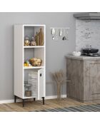 Armoire polyvalente blanche - 38.6x115x35 cm