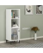 Armoire polyvalente blanche - 38.6x115x35 cm