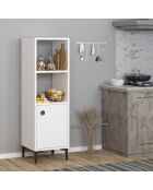 Armoire polyvalente blanche - 38.6x115x35 cm