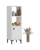 Armoire polyvalente blanche - 38.6x115x35 cm