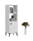 Armoire polyvalente blanche - 38.6x115x35 cm