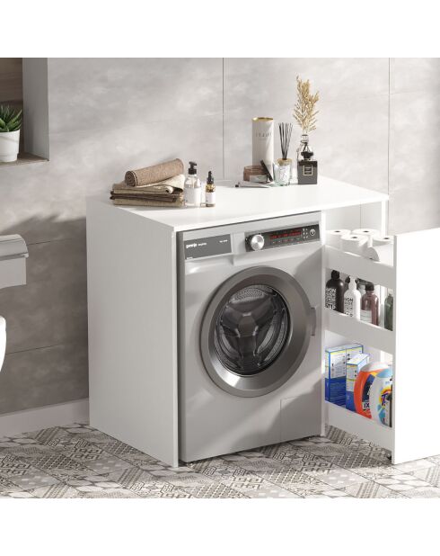 Armoire de toilette blanche - 93.5x88.3x60 cm