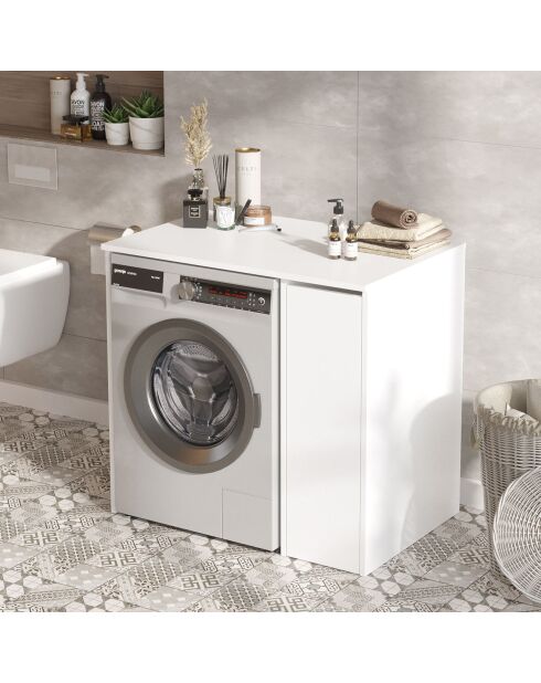 Armoire de toilette blanche - 93.5x88.3x60 cm