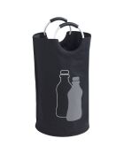 Sac multifonctionnel Bottle Collector Jumbo noir/gris - 38x72x38 cm