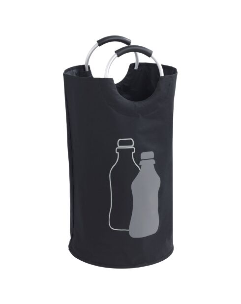 Sac multifonctionnel Bottle Collector Jumbo noir/gris - 38x72x38 cm