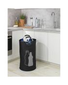 Sac multifonctionnel Bottle Collector Jumbo noir/gris - 38x72x38 cm