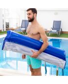 Hamac d'Eau Flottant Double pour Piscine Twolok bleu/blanc