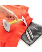 Brosse anti-peluche avec accessoires 4 en 1 Blint gris/jaune