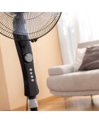 Ventilateur sur Pied Breezinn Noir 45 W noir