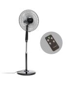 Ventilateur sur Pied avec Télécommande Airstreem Noir 45 W noir