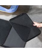 Tapis de litière pour chat Clikatt noir