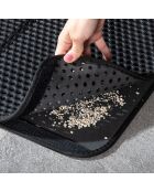 Tapis de litière pour chat Clikatt noir