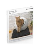 Tapis de litière pour chat Clikatt noir