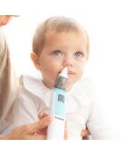 Aspirateur Nasal Rechargeable pour Bébés Nizi blanc/bleu