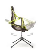 Chaise de camping pliante Kamprock vert/noir