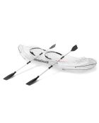 Kayak Gonflable Transparent avec Accessoir 2 places transparent/noir