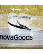 Kayak Gonflable Transparent avec Accessoir 2 places transparent/noir