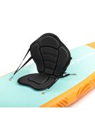 Planche de Paddle Surf Gonflable 2 en 1 avec Siège et Accessoires Siros 10'5320 cm orange/vert/noir