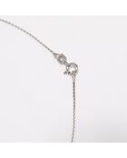 Pendentif Petit Cœur Diamant 0.05 ct or blanc