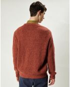 Pull en Laine mélangée Albi cerise