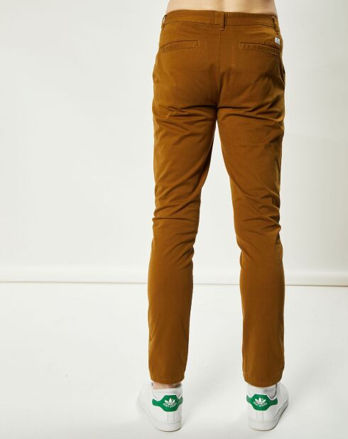 Pantalon chino Slim Fit Tulio bronze