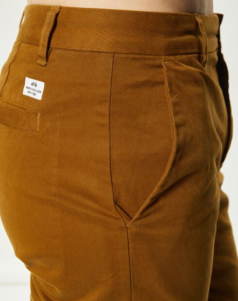 Pantalon chino Slim Fit Tulio bronze