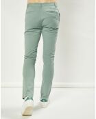 Pantalon slim Evrard sauge