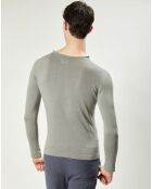 Pull en Lin & Coton Mikael gris