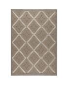 Tapis aspect jute TULUM 9041 intérieur & extérieur bleu - 120x170 cm