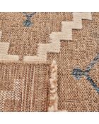 Tapis aspect jute TULUM 9041 intérieur & extérieur bleu - 120x170 cm