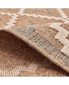 Tapis aspect jute TULUM 9041 intérieur & extérieur bleu - 120x170 cm