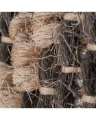 Tapis aspect jute TULUM 9041 intérieur & extérieur noir - 120x170 cm