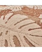 Tapis aspect jute TULUM 9062 intérieur & extérieur terra - 60x90 cm