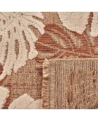 Tapis aspect jute TULUM 9062 intérieur & extérieur terra - 60x90 cm