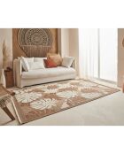 Tapis aspect jute TULUM 9062 intérieur & extérieur terra - 60x90 cm