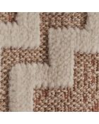 Tapis aspect jute TULUM 9062 intérieur & extérieur terra - 60x90 cm