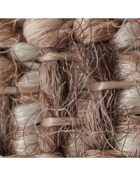 Tapis aspect jute TULUM 9041 intérieur & extérieur marron - 60x90 cm