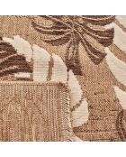Tapis aspect jute TULUM 9062 intérieur & extérieur marron - 120x170 cm