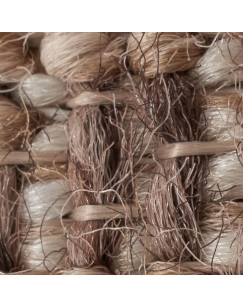 Tapis aspect jute TULUM 9062 intérieur & extérieur marron - 120x170 cm