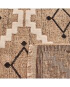 Tapis aspect jute TULUM 9041 intérieur & extérieur noir - 160x230 cm