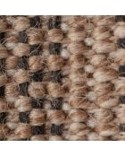 Tapis aspect jute TULUM 9041 intérieur & extérieur noir - 160x230 cm