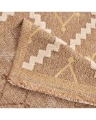Tapis aspect jute TULUM 9041 intérieur & extérieur jaune - 60x180 cm