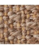 Tapis aspect jute TULUM 9041 intérieur & extérieur jaune - 60x180 cm