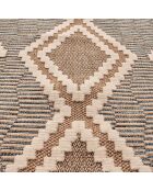 Tapis aspect jute TULUM 9048 intérieur & extérieur bleu - 120x170 cm