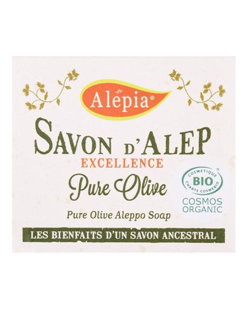 Savon d'Alep Excellence Pure Olive Bio - 200 g