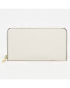 Compagnon en Cuir Yna Boxe beige - 19x11 cm