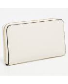 Compagnon en Cuir Yna Boxe beige - 19x11 cm