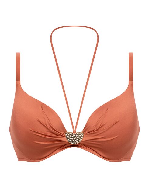 Haut de maillot coques Push-up Sense brique