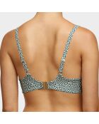Haut de maillot coques Aztec Jav noir/blanc