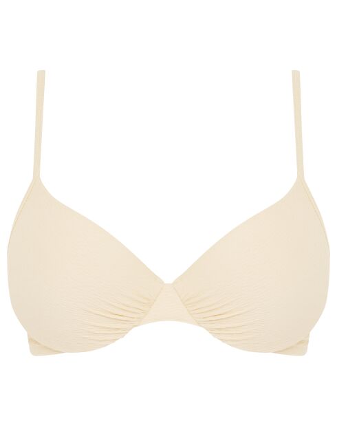 Haut de maillot coques Push-up New Delhi crème